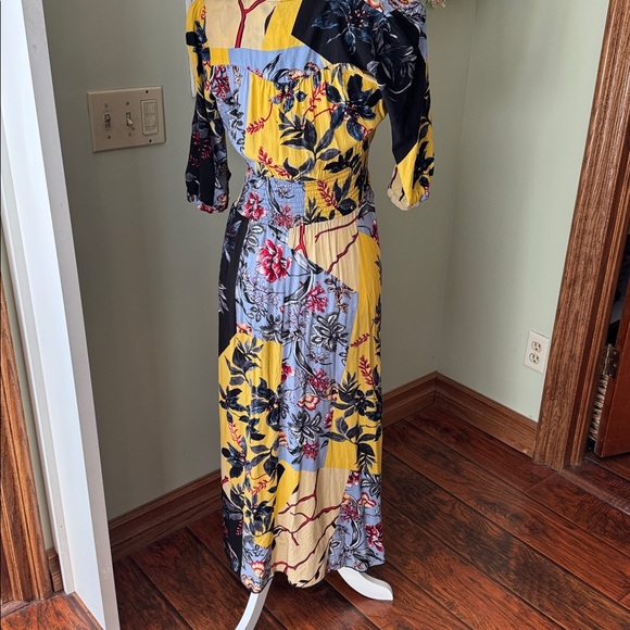 Jaase Vibrant Floral Patchwork Maxi Dress - Picture 5 of 7